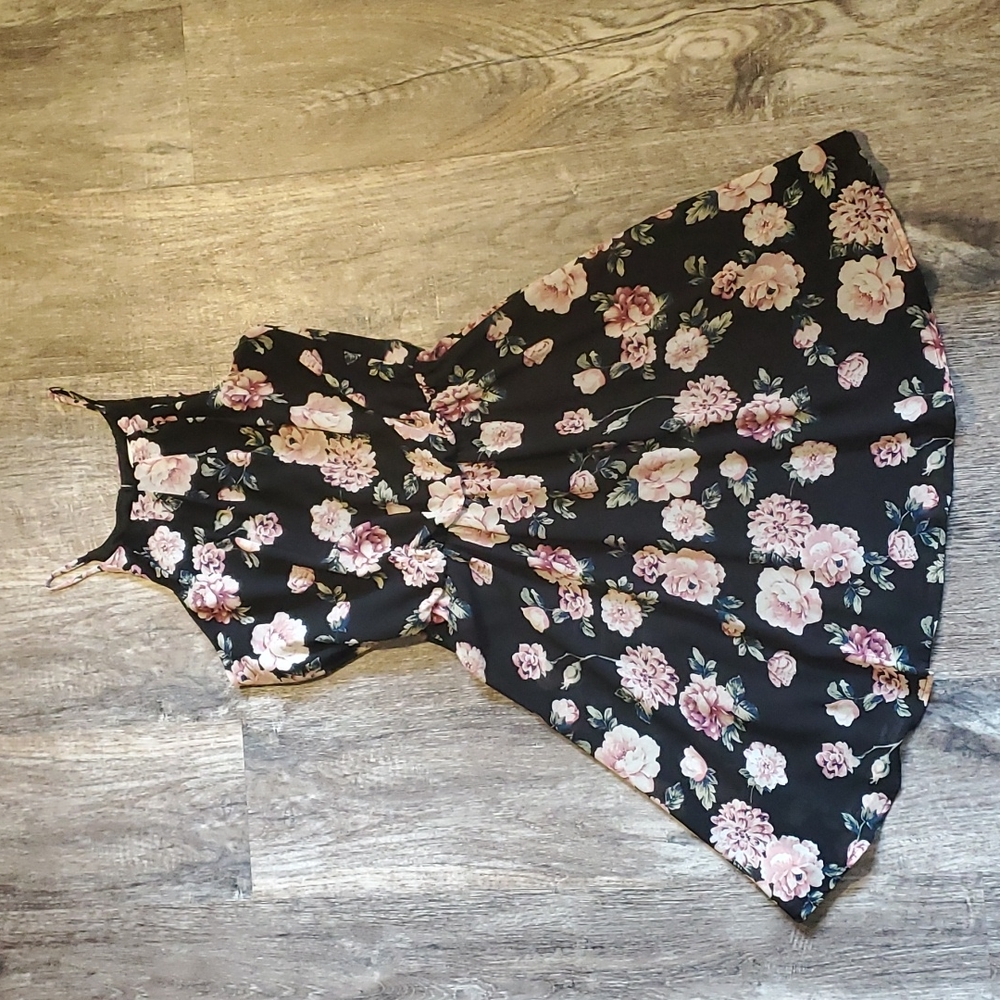Womens rayon flower dress